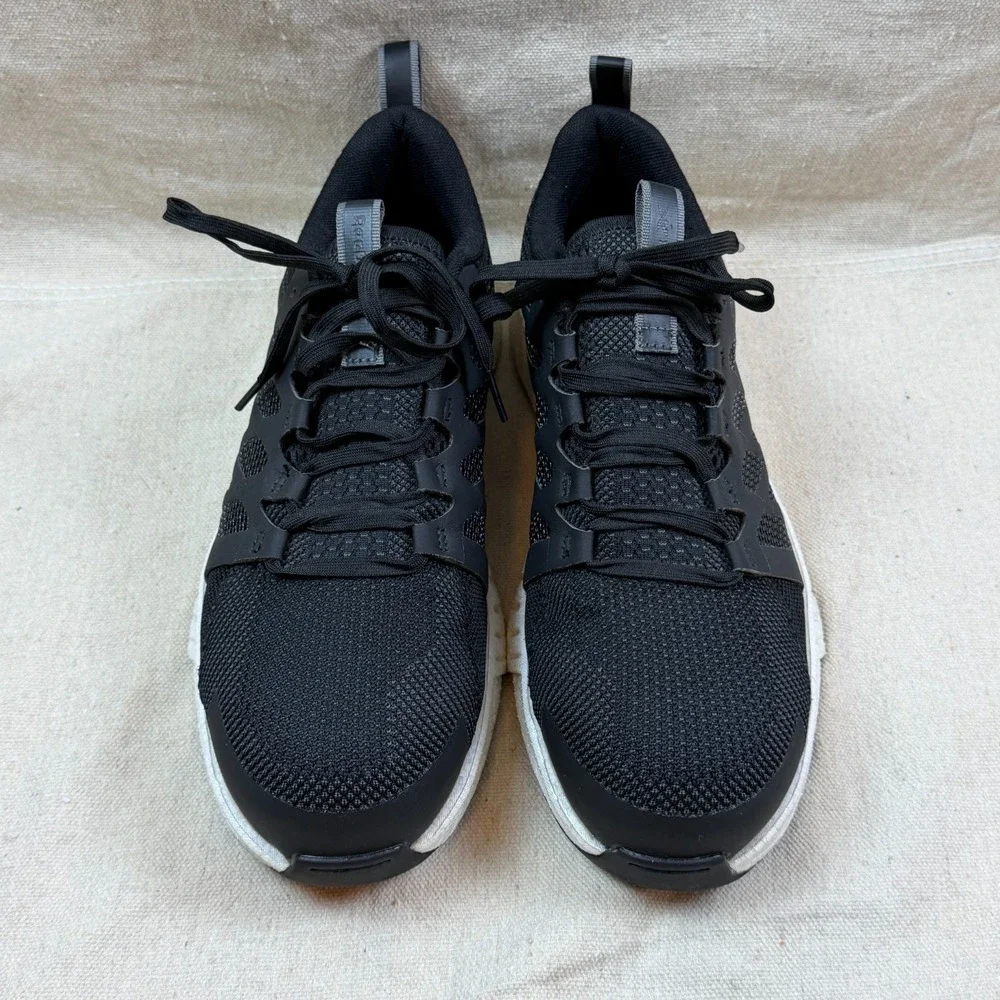 Rebok Work Shoe Fusion Flexweave Composite Toe Black Mens 11 Worn Once